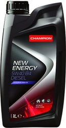 Моторное масло Champion New Energy 5W-40 B4 Diesel 1л