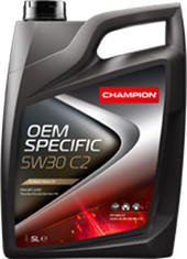 Моторное масло Champion OEM Specific C2 5W-30 5л