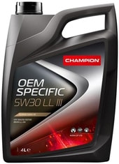 Моторное масло Champion OEM Specific LL III 5W-30 4л