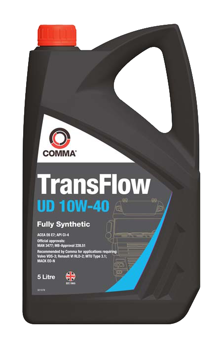 Моторное масло Comma Transflow UD 10W-40 5л