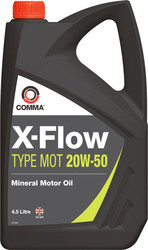 Моторное масло Comma X-Flow Type MOT 20W-50 4.5л