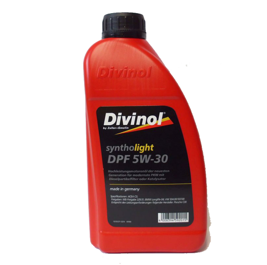 Моторное масло Divinol Syntholight DPF 5W-30 1л