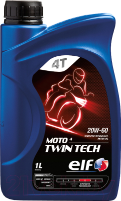 Моторное масло Elf MOTO 4 TWIN Tech 20W-60 1л