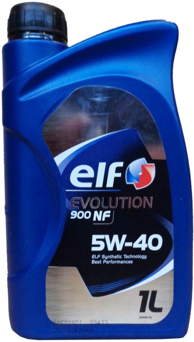 Моторные масла ELF ELF 5W40 EVOLUTION 900 NF1