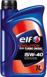 Моторное масло Elf EVOLUTION 500 TURBO DIESEL 15W-40 1л