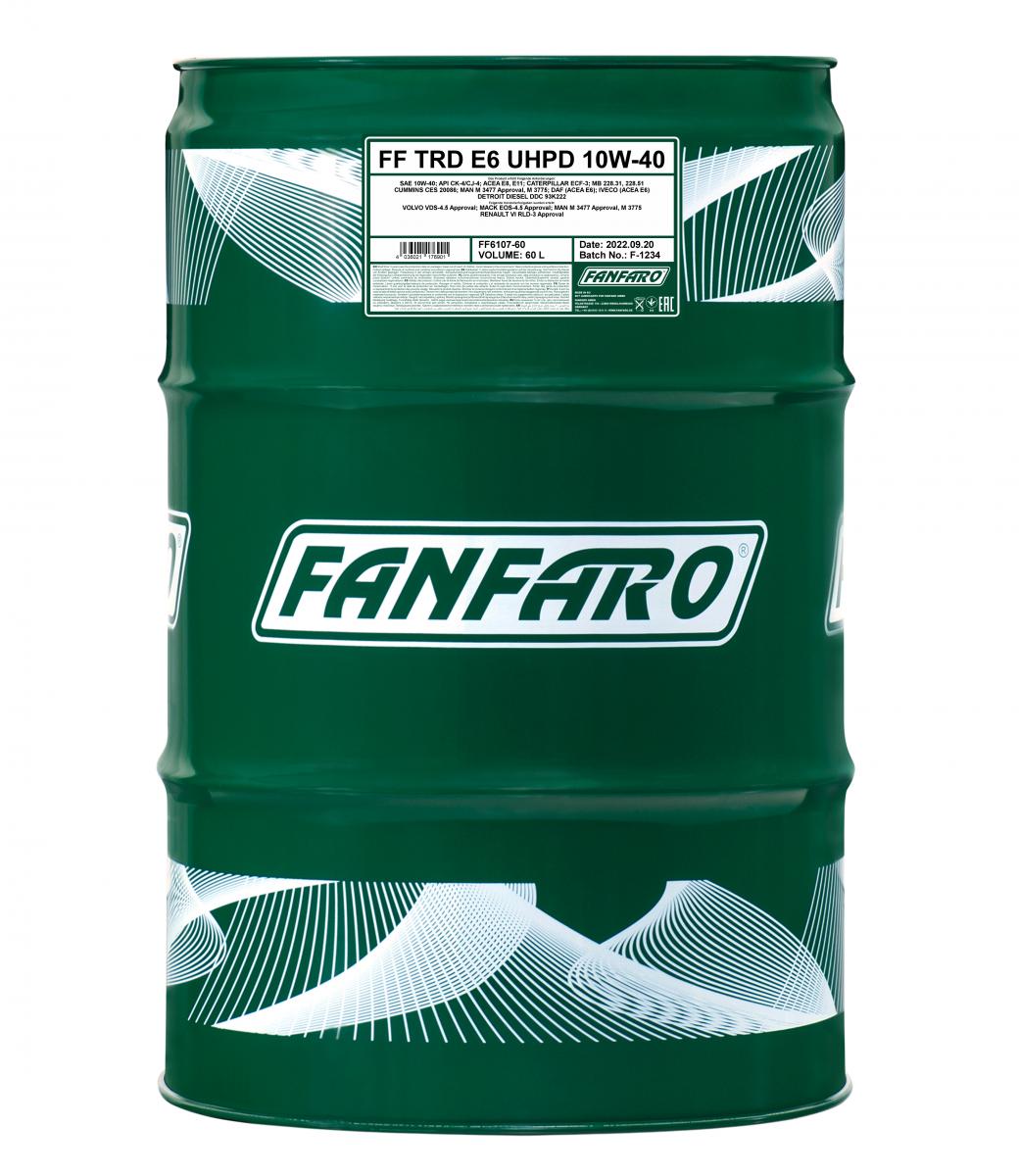 Моторные масла FANFARO FF6107-DR