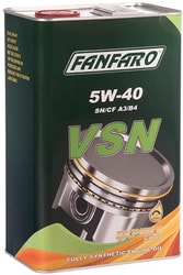Моторное масло Fanfaro VSN 5W-40 1л