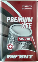Моторное масло Favorit Premium XFE 5W-30 metal 4л