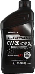 Моторное масло Honda Full Synthetic 0W-20 0.946л