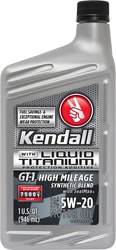 Моторное масло Kendall GT-1 High Mileage 5W-20 0.946л