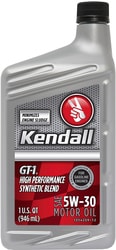 Моторное масло Kendall GT-1 HP Synthetic Blend 5W-30 0.946л