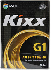 Моторное масло Kixx G1 5W-40 SNCF 4л
