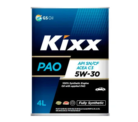 Моторное масло Kixx PAO 5W-30 4л