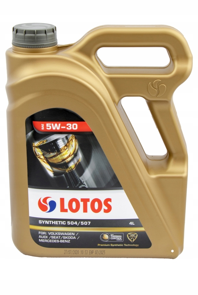 Моторное масло LOTOS SYNTHETIC 504507 SAE 5W-30 4+1L
