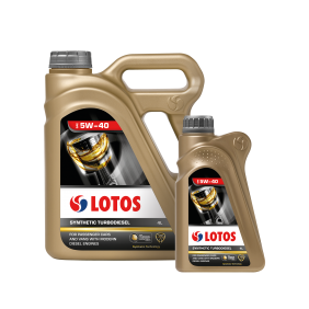 Моторное масло LOTOS SYNTHETIC TURBODIESEL SAE 5W-40 4+1L