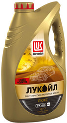 Моторное масло Лукойл Люкс cинтетическое API SLCF 5W-30 4л