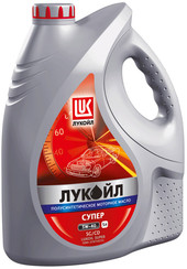 Моторное масло Лукойл Супер полусинтетическое API SGCD 5W-40 5л