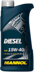 Моторное масло Mannol Diesel 15W-40 API CG-4CF-4CFSL 1л