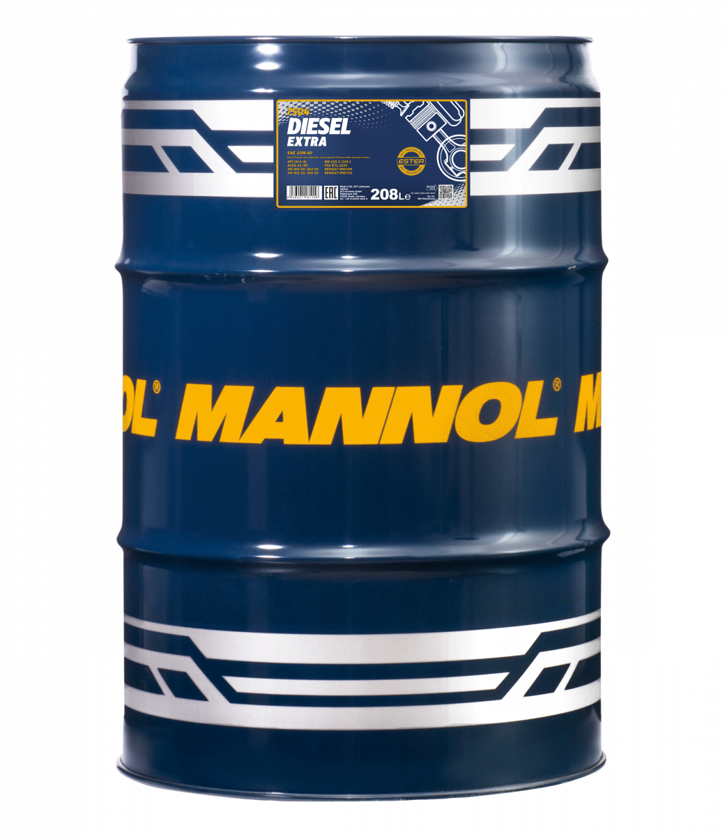 Моторное масло Mannol DIESEL EXTRA 10W-40 208л