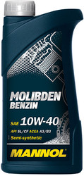 Моторное масло Mannol MOLIBDEN BENZIN 10W-40 1л