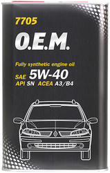 Моторное масло Mannol O.E.M. for Renault Nissan metal 5W-40 1л