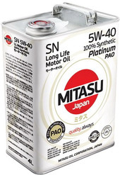 Моторное масло Mitasu MJ-112 5W-40 4л