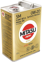 Моторное масло Mitasu MJ-123 0W-20 4л