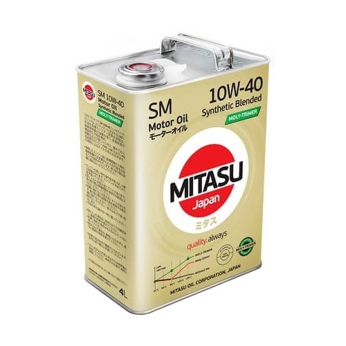 Моторное масло Mitasu Moly-Trimer SM 10W40  MJ-M22-4 (4л)