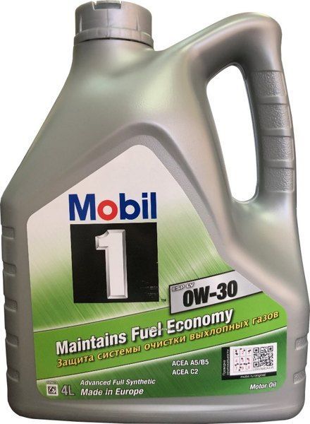 Моторное масло MOBIL 1 ESP LV 0W-30, 4L
