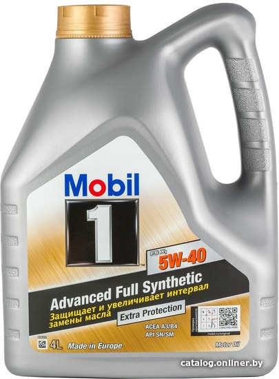 Моторное масло MOBIL 1 FS X1 5W40, 4L