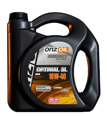 Масло моторное Onzoil Optimal SL 10W-40 4.5л
