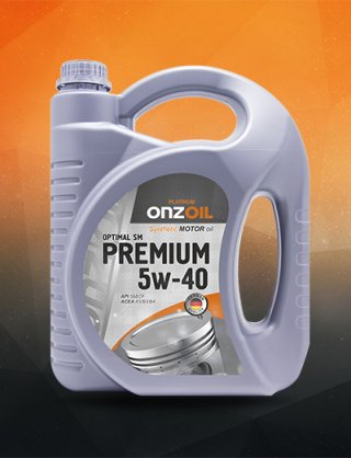 Моторное масло Onzoil SAE 5W40 Optimal SM (4.5л)