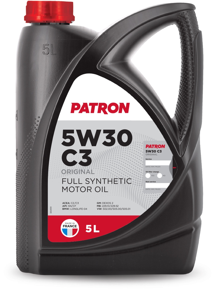 Моторное масло PATRON 5W30 5L ORIGINAL
