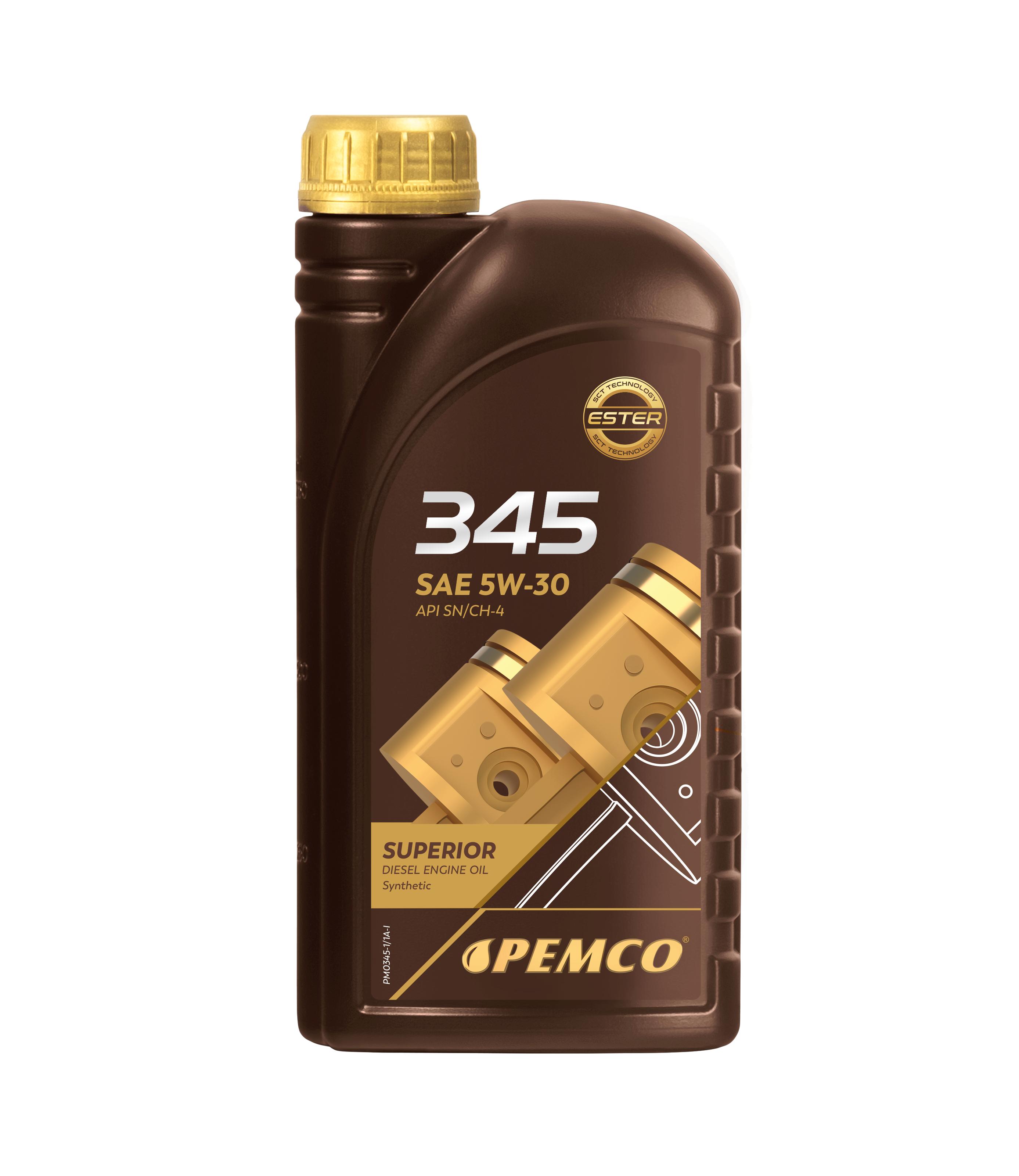 Моторное масло Pemco iDRIVE 345 5W-30 API SNCH-4 1л