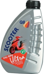 Моторное масло Q8 Scooter City Bike Ultra 2T 1л