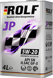 Моторное масло ROLF JP 5W-20 ILSAC GF-5API SN 4л