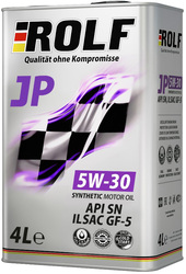 Моторное масло ROLF JP 5W-30 ILSAC GF-5API SN 4л