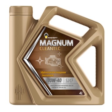 Моторное масло Роснефть Magnum Cleantec 10W-40 4л