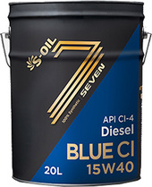 Моторное масло S-OIL SEVEN BLUE CI 15W-40 20л