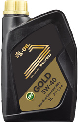 Моторное масло S-OIL SEVEN GOLD 5W-40 1л