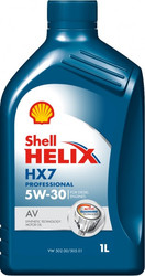 Моторное масло Shell Helix HX7 Professional AV 5W-30 1л
