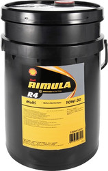 Моторное масло Shell Rimula R4 Multi 10W-30 20л