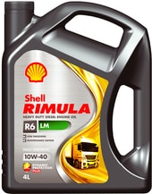 Моторное масло Shell Rimula R6 LM 10W-40 4л