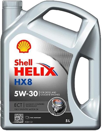 Моторные масла SHELL SHELL 5W30 HELIX HX8 ECT5