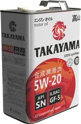 Моторное масло Takayama 5W-20 API SN 1л
