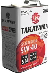 Моторное масло Takayama 5W-40 API SNCF 4л