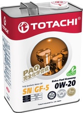 Моторное масло Totachi Extra Fuel Economy 0W-20 4л