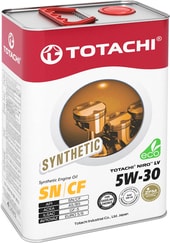 Моторное масло Totachi NIRO LV Synthetic SN 5W-30 4л