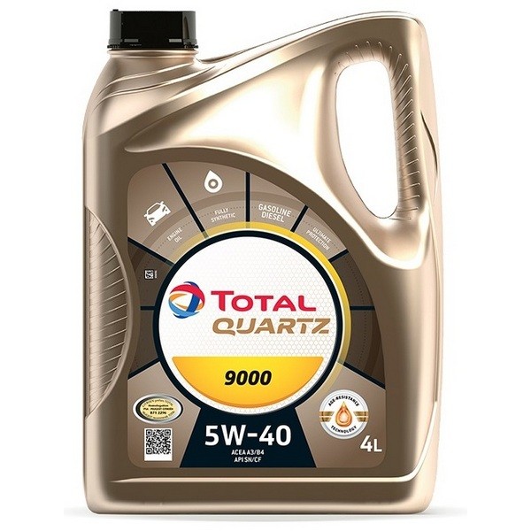 Моторное масло Total Quartz 9000 5W-40 4Л