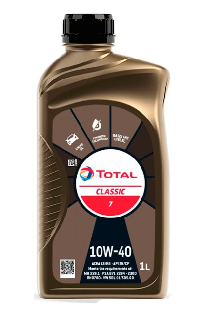 Моторное масло Total Classic 10W-40 1л
